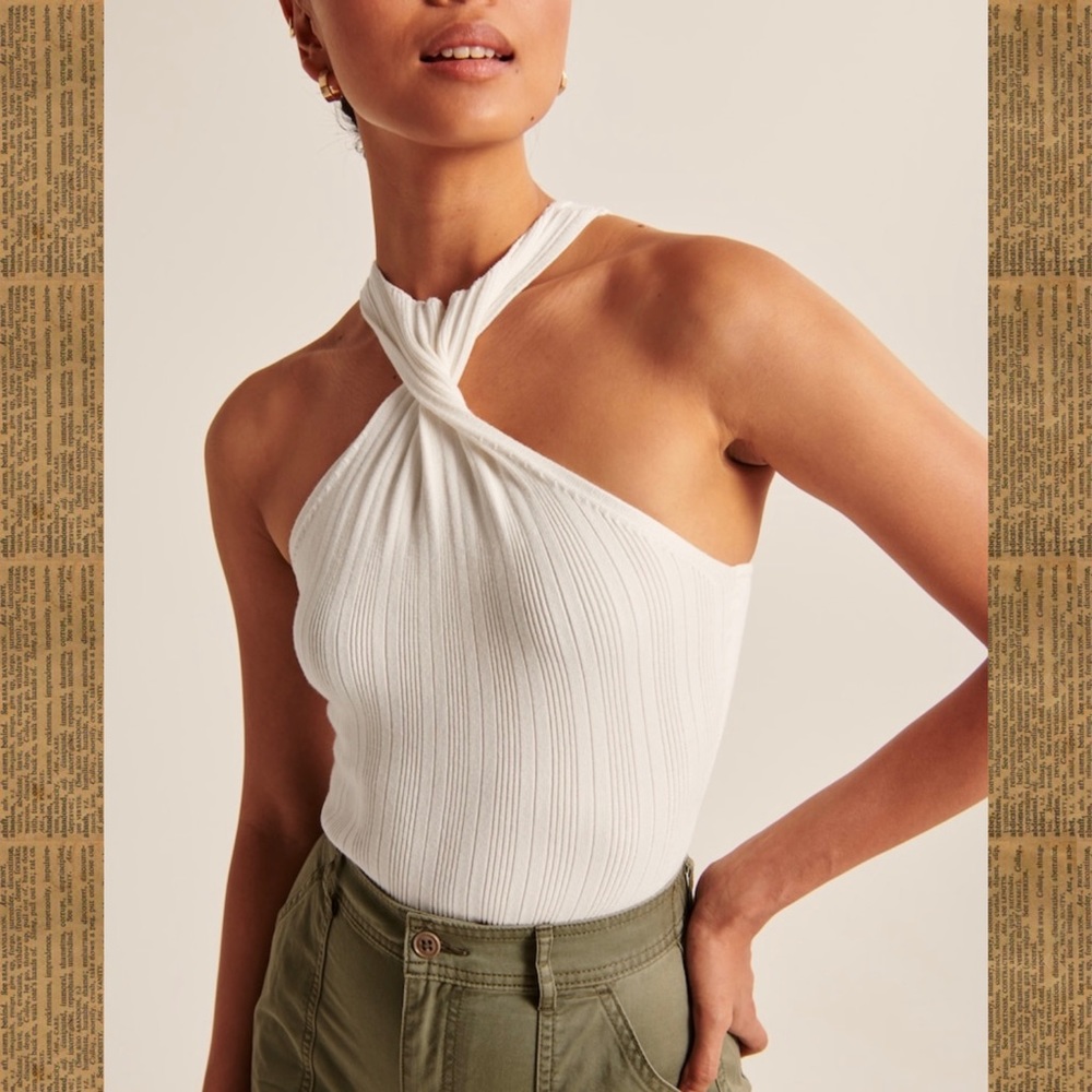 nwt! abercrombie twist front bodysuit